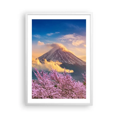 Affiche dans un cadre blanc - Poster - Sainteté japonaise - 50x70 cm