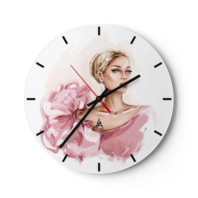 Horloge murale - Pendule murale - Comme peinte... - 30x30 cm