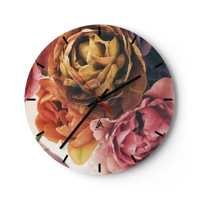 Horloge murale - Pendule murale - La fête de la vie - 30x30 cm