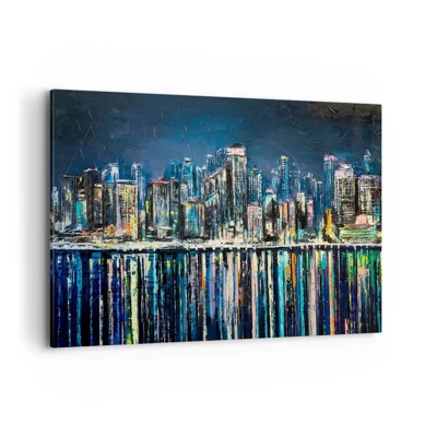 Impression sur toile - Image sur toile - Cascade de lumières - 120x80 cm