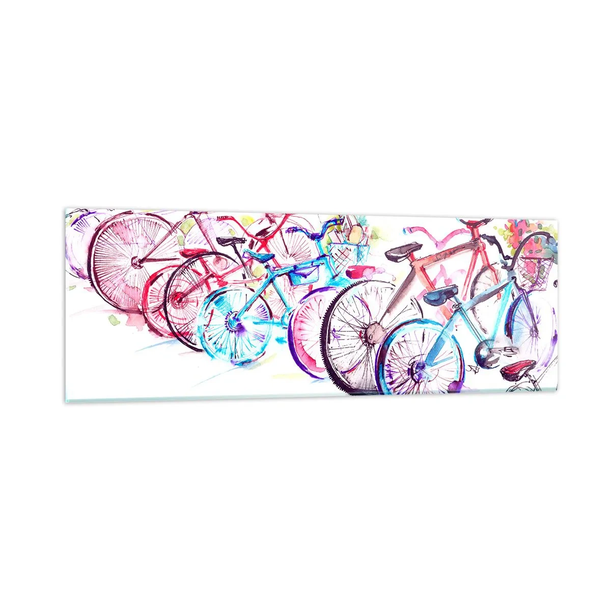 Impression sur verre - Image sur verre - Congrès du club Antymoto - 90x30 cm