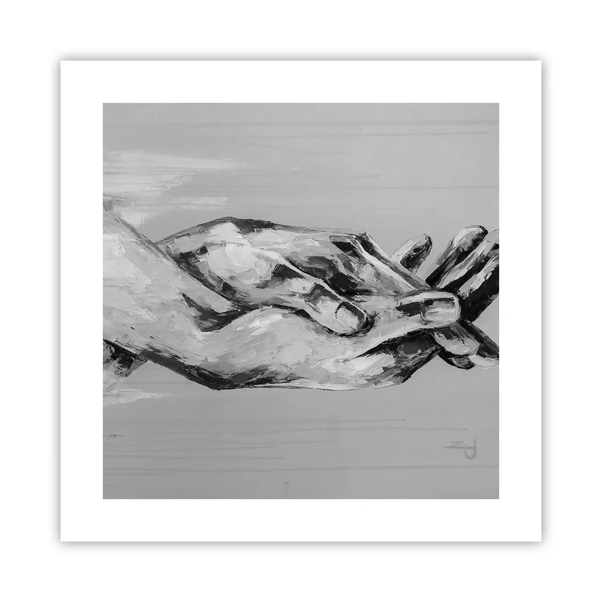 Affiche - Poster - Début... - 40x40 cm