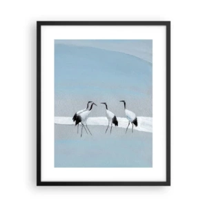 Affiche dans un cadre noir - Poster - Après une chaude journée - 40x50 cm