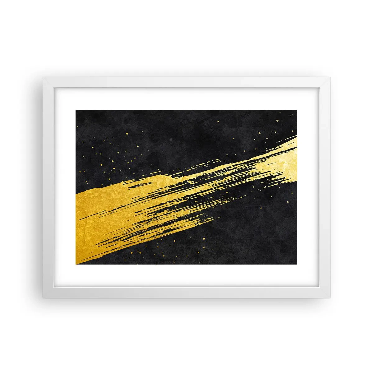 Affiche dans un cadre blanc - Poster - Sautez dans l'hyperespace - 40x30 cm