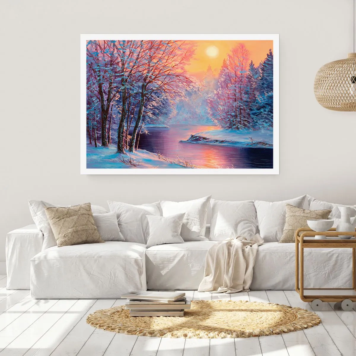 Affiche - Poster - Couleurs d'hiver - 40x30 cm