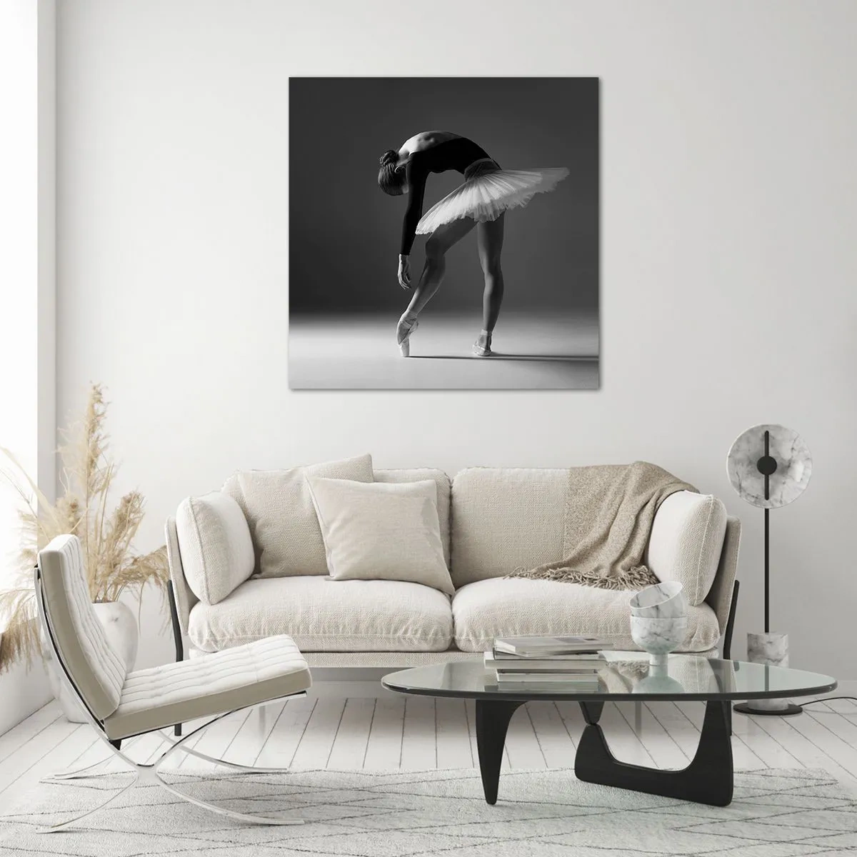 Impression sur verre - Image sur verre - Belle ballerine - 50x50 cm