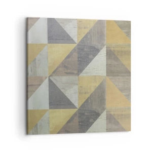 Impression sur toile - Image sur toile - Suivant l'angle du triangle - 60x60 cm