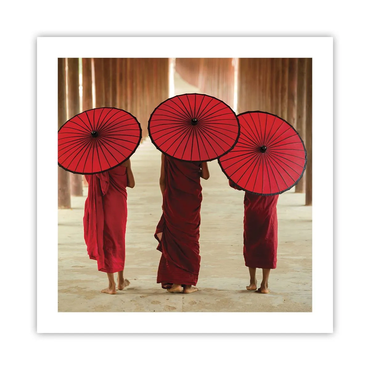 Affiche - Poster - Sur la route du pays pure - 50x50 cm