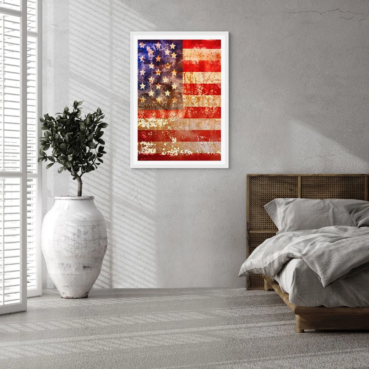 Affiche dans un cadre blanc - Poster - La gloire ne s'efface pas - 70x100 cm