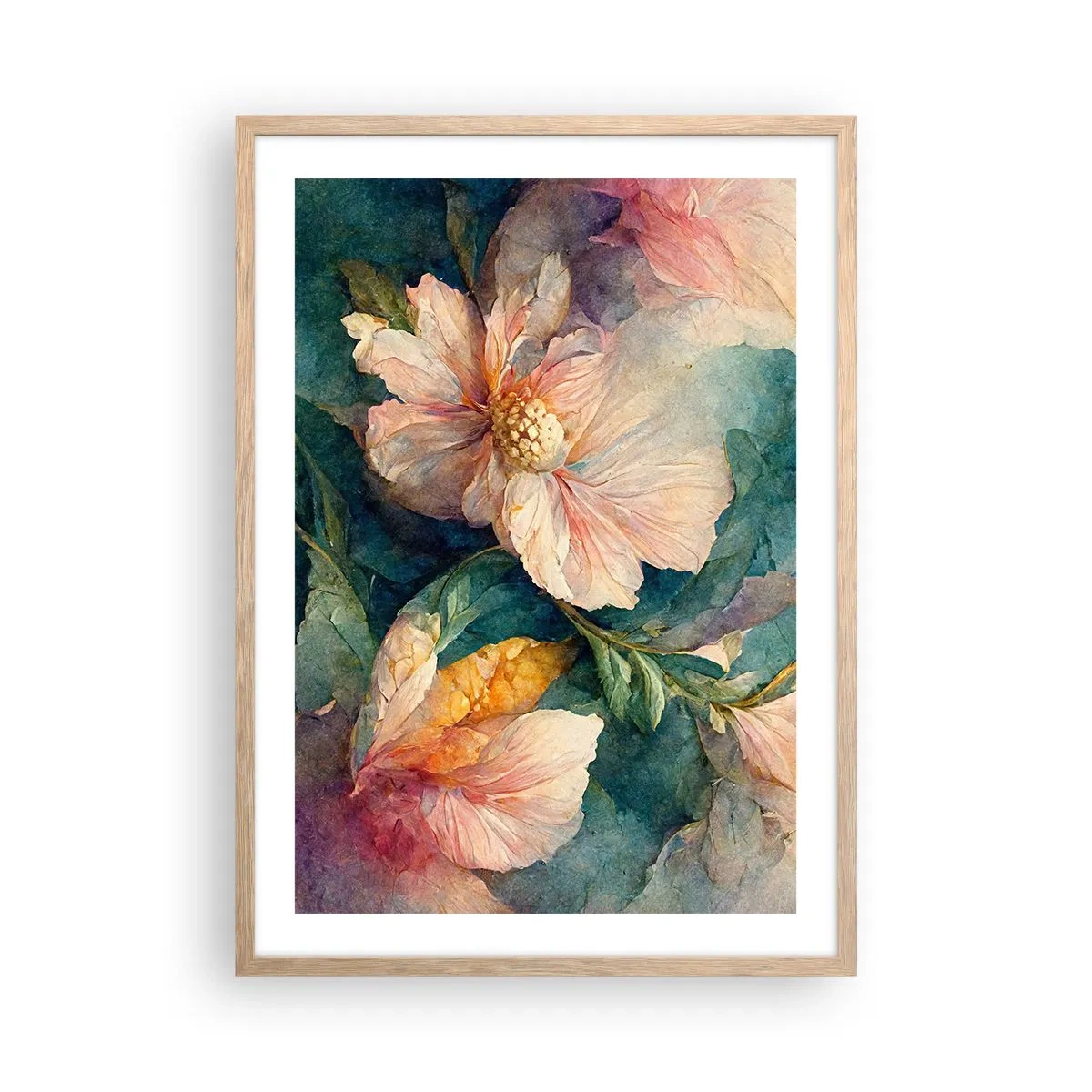 Affiche dans un chêne clair - Poster - Uniquement de la subtilité - 50x70 cm