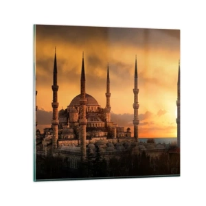 Impression sur verre - Image sur verre - Dieu est grand - 30x30 cm