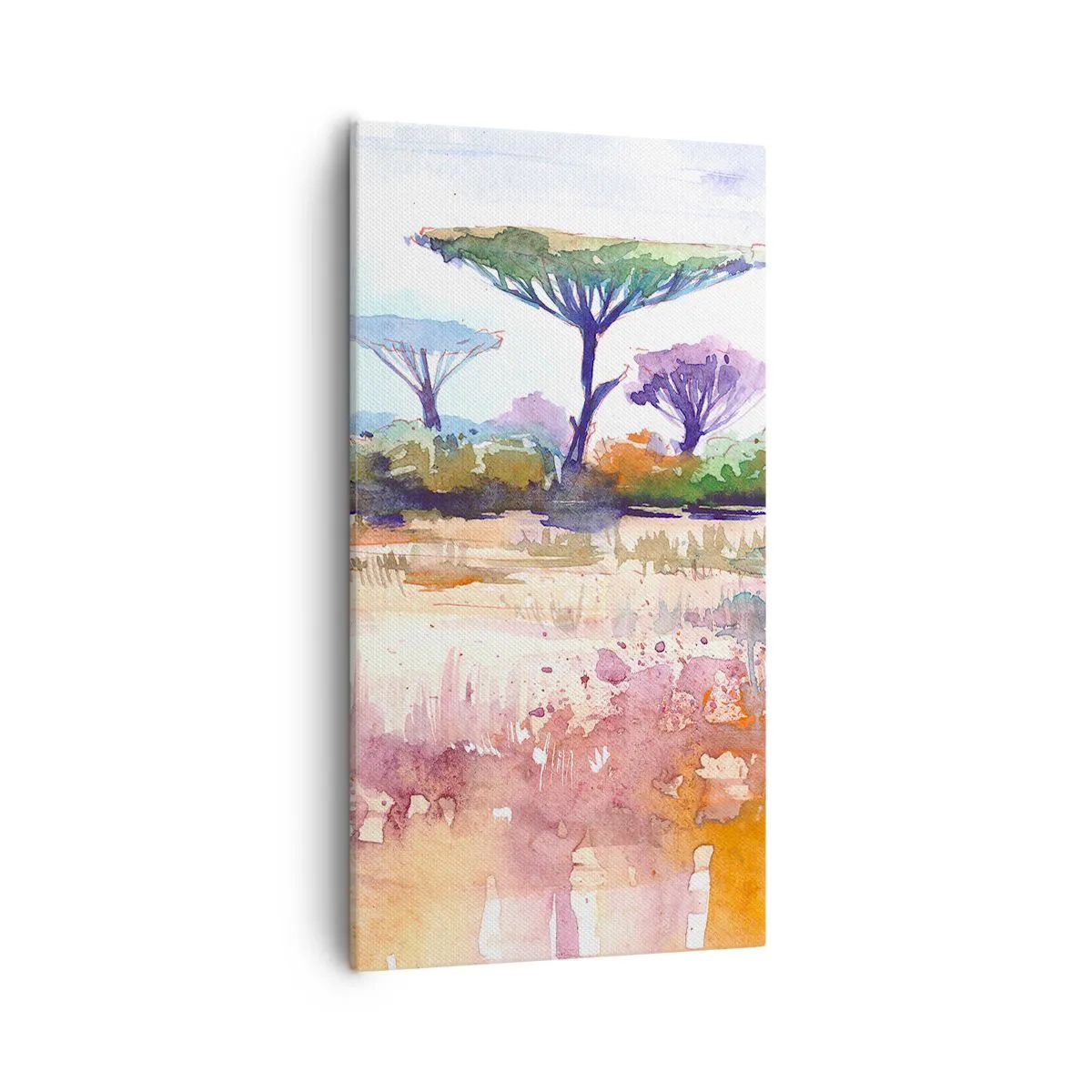Impression sur toile - Image sur toile - Couleurs de savane - 55x100 cm