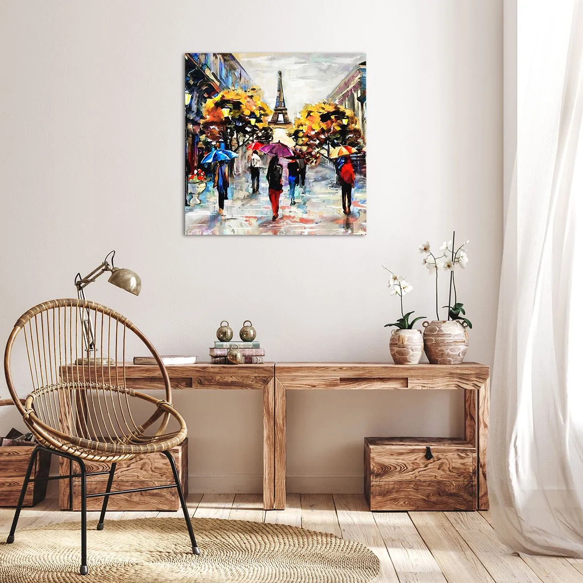 Impression sur toile - Image sur toile - Particulièrement beau en automne - 30x30 cm