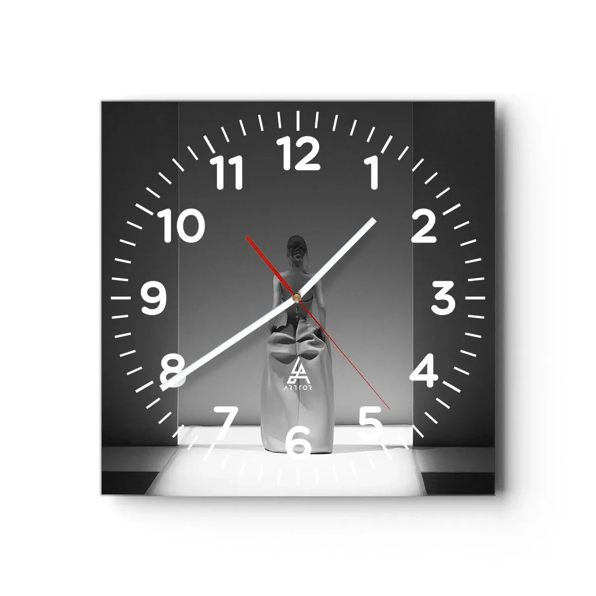Horloge murale - Pendule murale - Simplicité raffinée - 30x30 cm