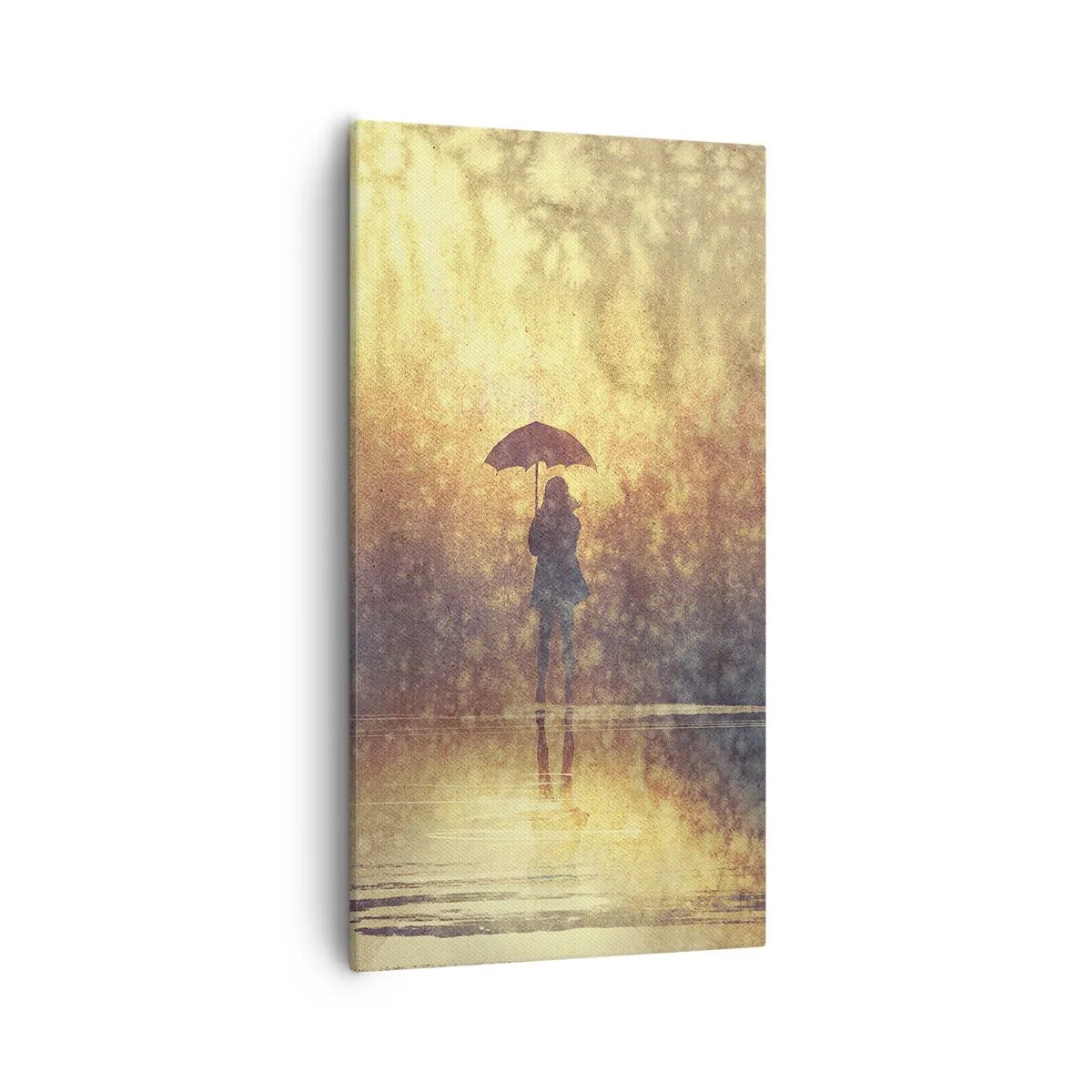 Impression sur toile - Image sur toile - Je sens que quelqu'un me regarde - 55x100 cm