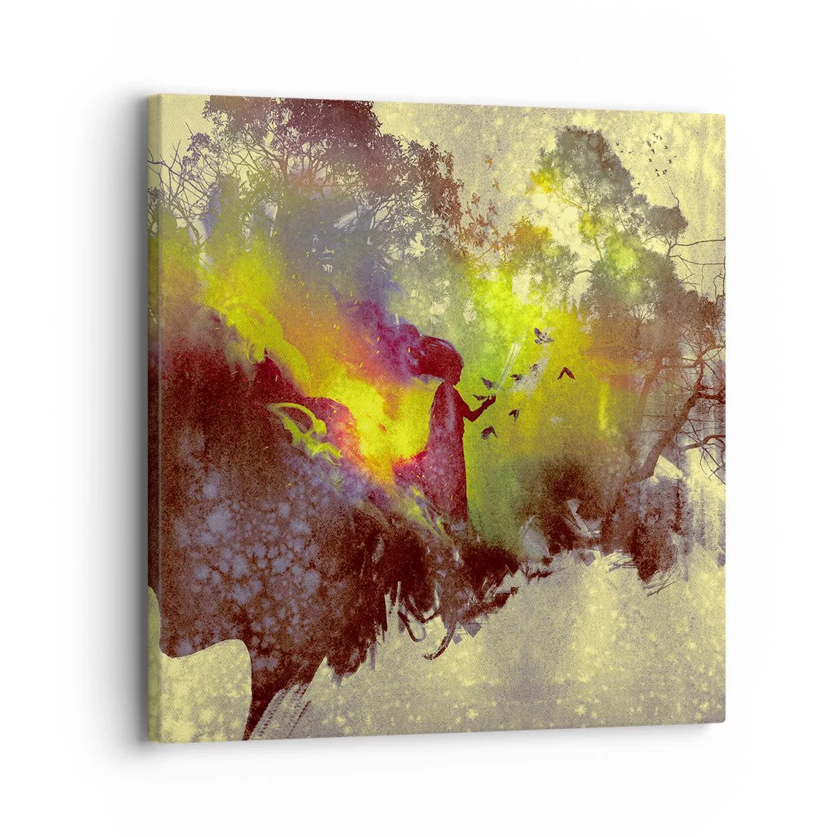 Impression sur toile - Image sur toile - Mère Nature - 30x30 cm
