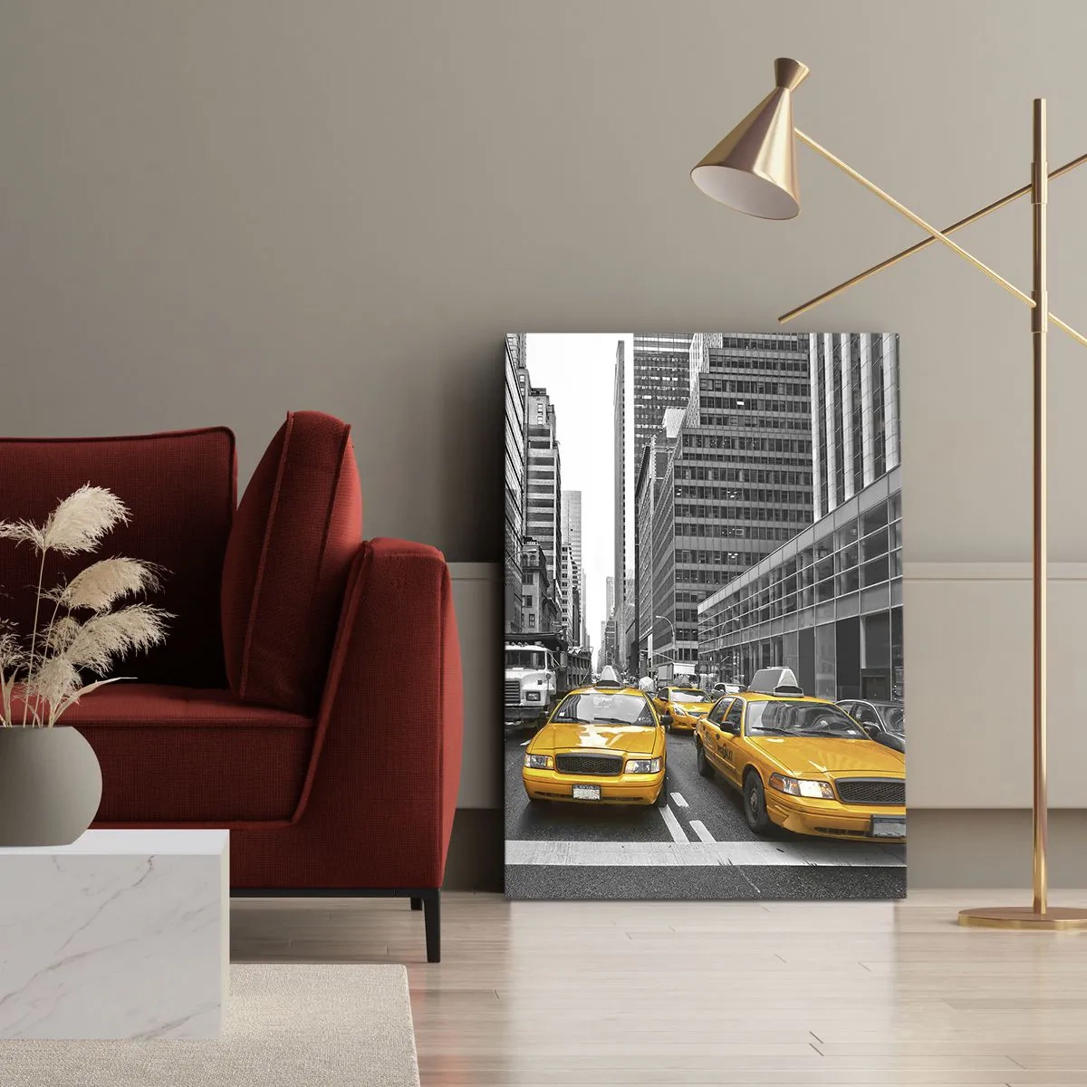 Impression sur toile - Image sur toile - C'est nous qui colorons la ville - 65x120 cm