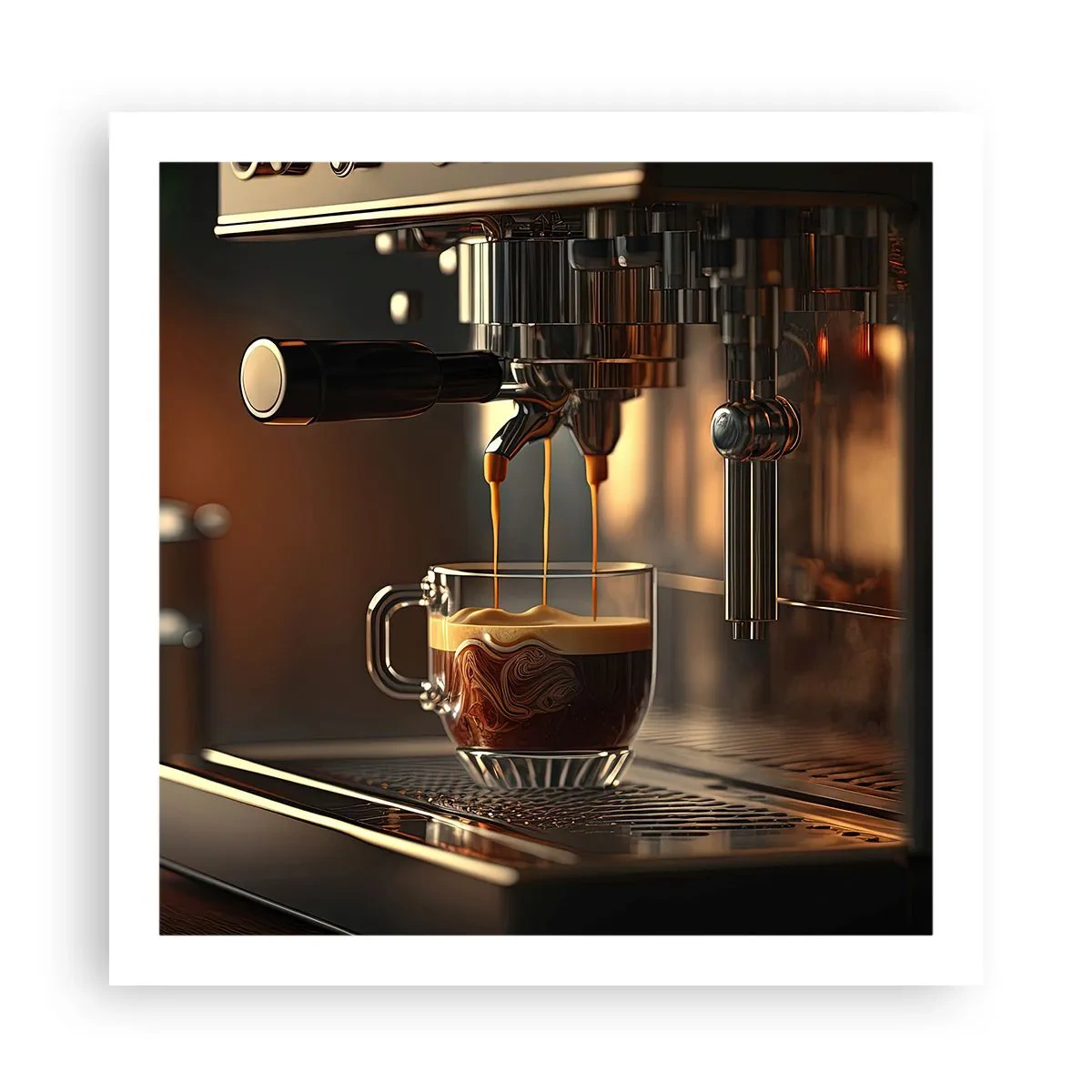 Affiche - Poster - Un mélange sensuel - 60x60 cm