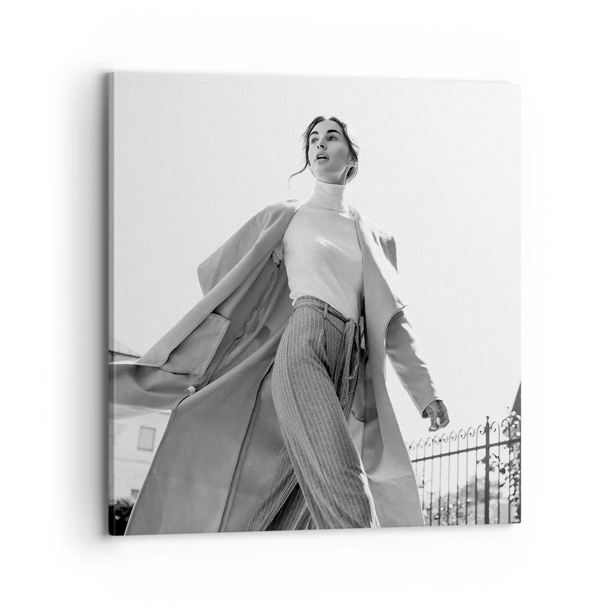 Impression sur toile - Image sur toile - Tu viens avec moi? - 70x70 cm