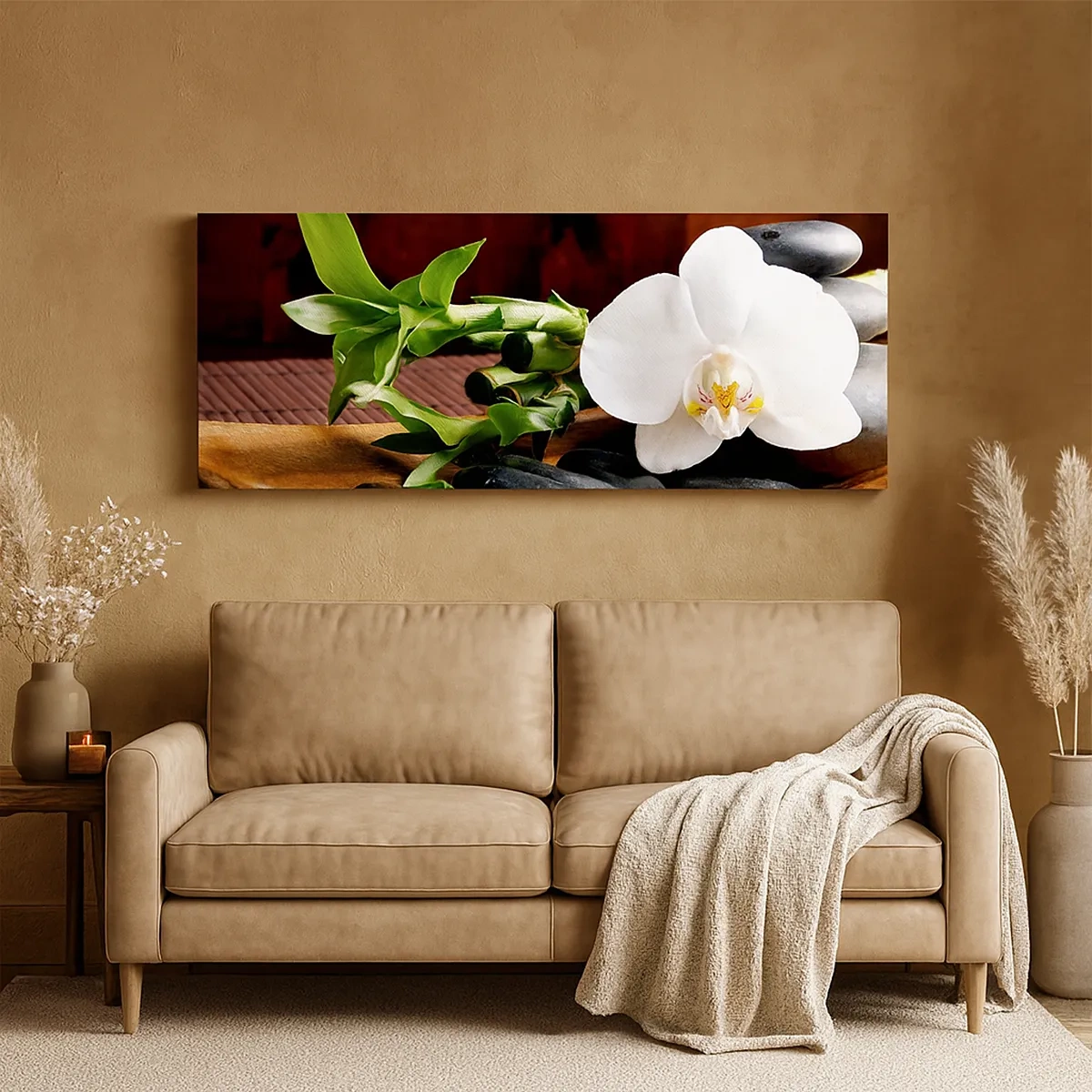 Impression sur toile - Image sur toile - Cédez au contact de la nature - 30x30 cm