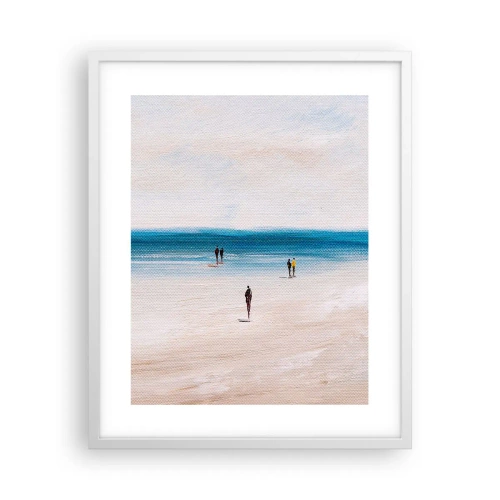 Affiche dans un cadre blanc - Poster - Un besoin naturel - 40x50 cm