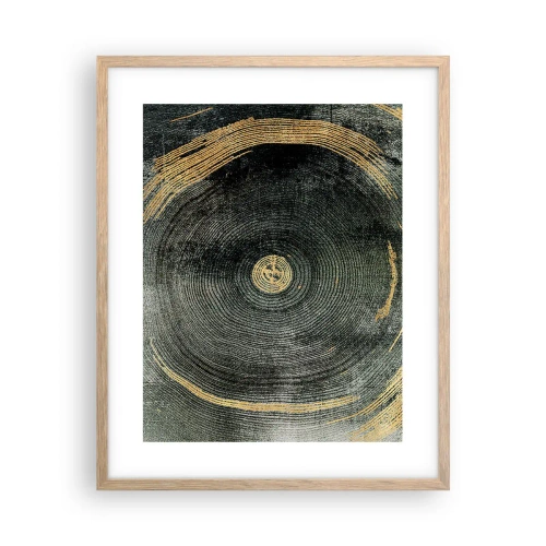 Affiche dans un chêne clair - Poster - Changement et persistance - 40x50 cm