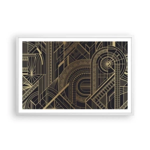 Affiche dans un cadre blanc - Poster - Concept, idée, plan - 91x61 cm