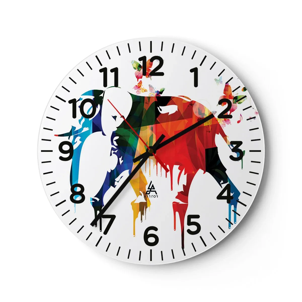 Horloge murale - Pendule murale - Tout le monde peut danser - 30x30 cm