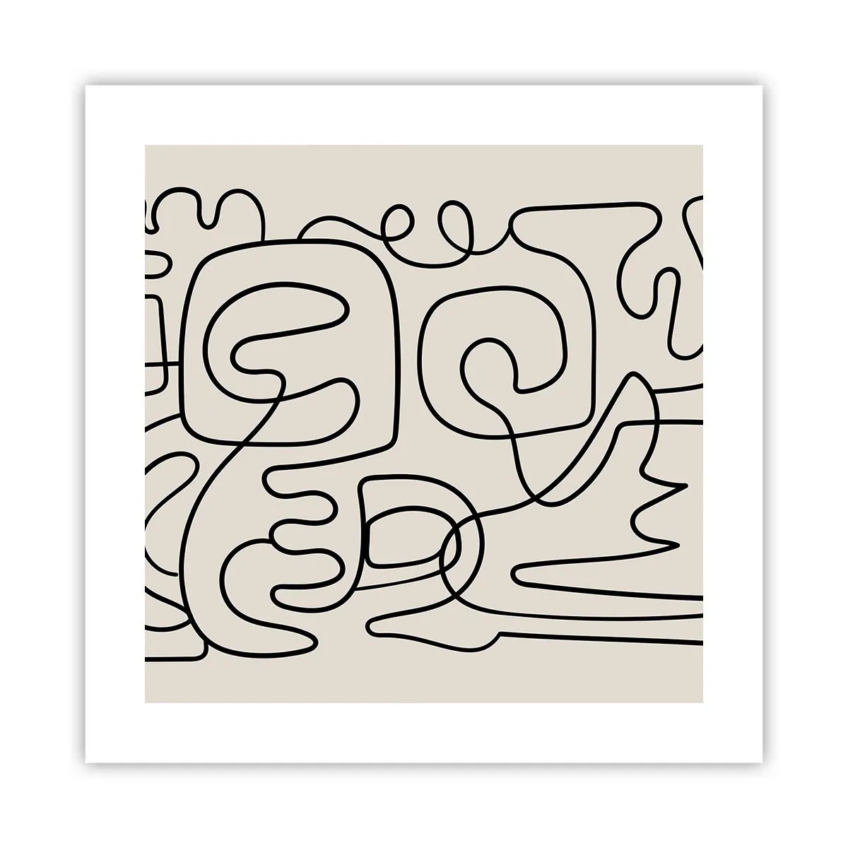 Affiche - Poster - Suivez les indices - 40x40 cm