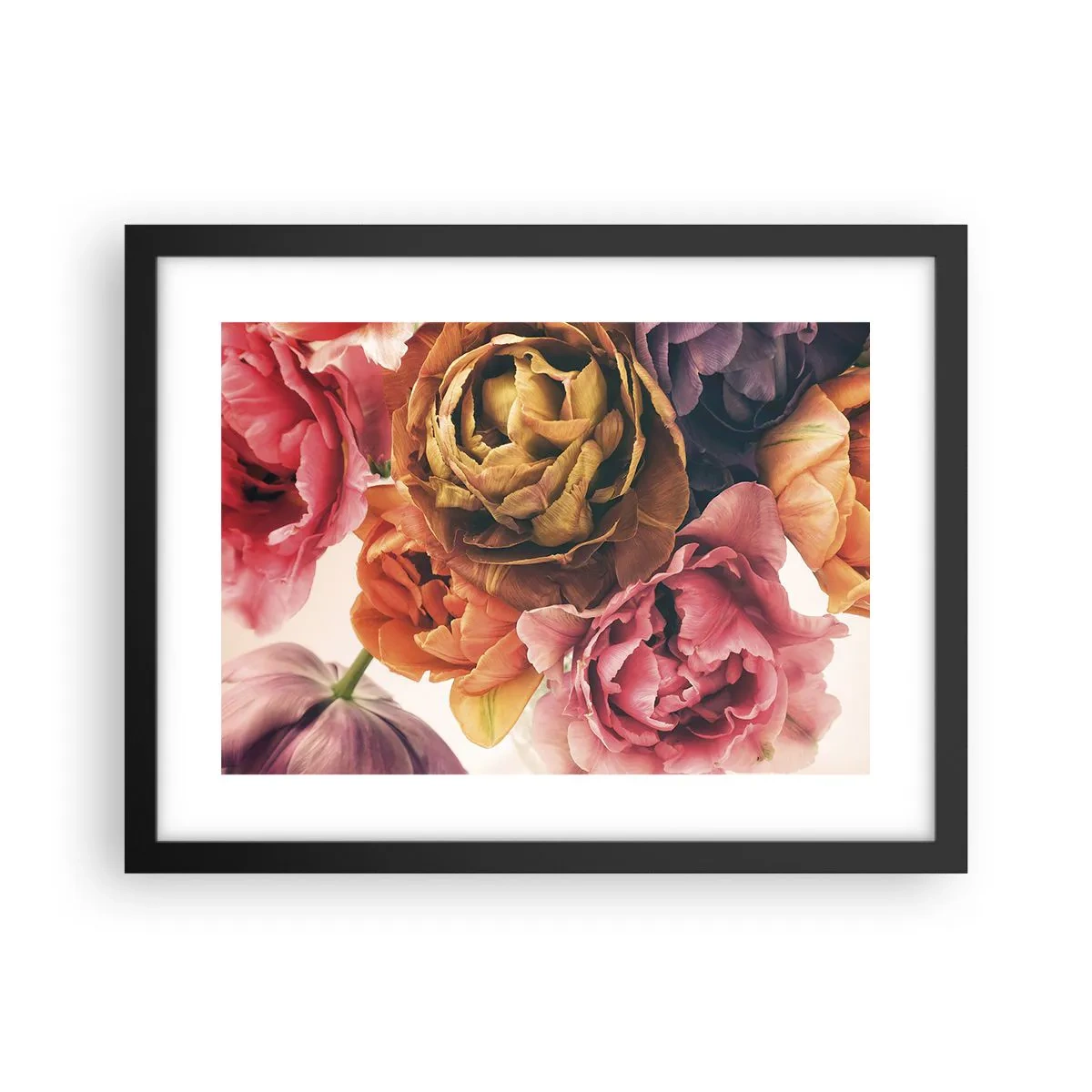 Affiche dans un cadre noir - Poster - La fête de la vie - 40x30 cm