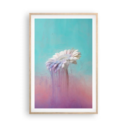 Affiche dans un chêne clair - Poster - Le monde souterrain des fleurs - 61x91 cm