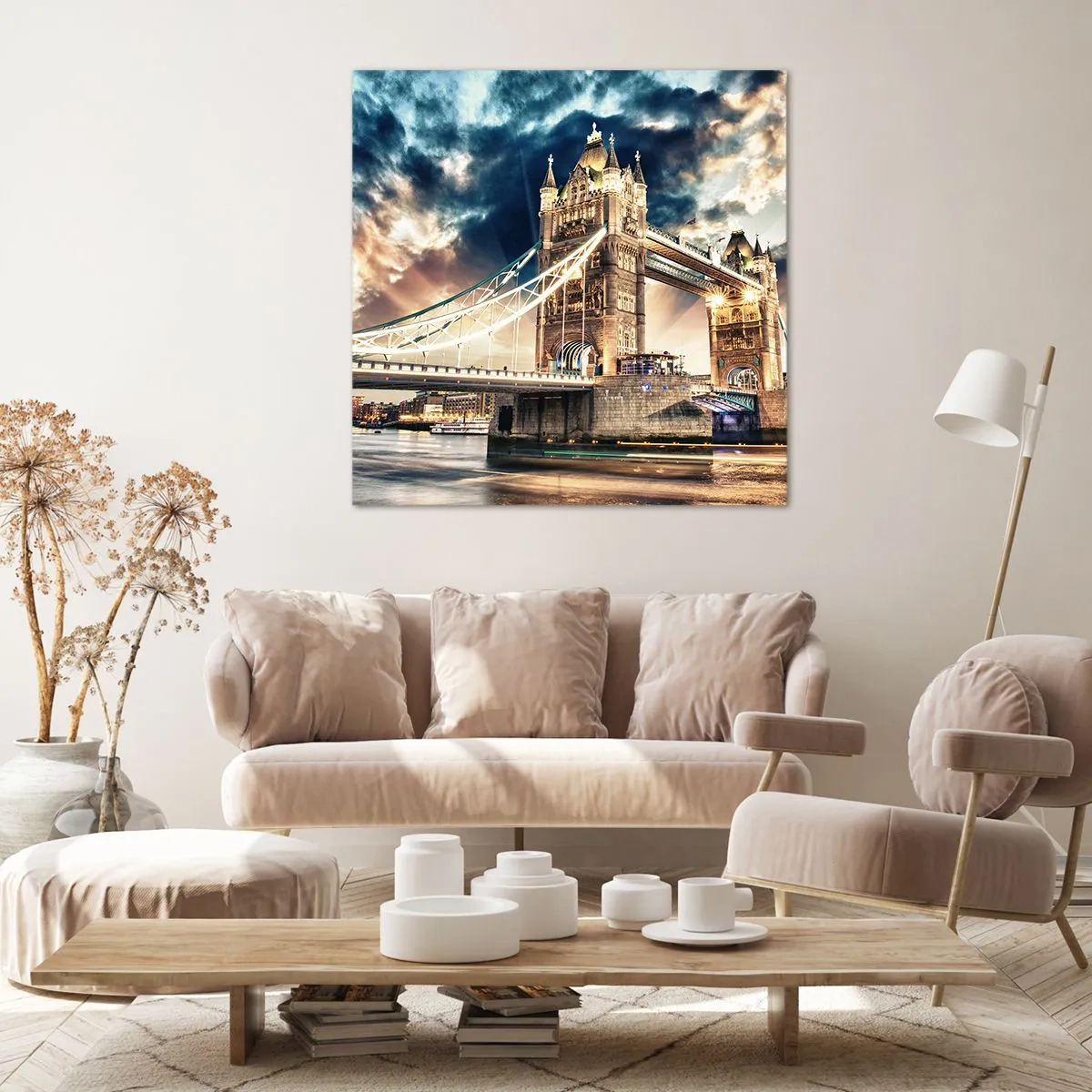 Impression sur toile - Image sur toile - Monument de l'empire victorien - 40x40 cm