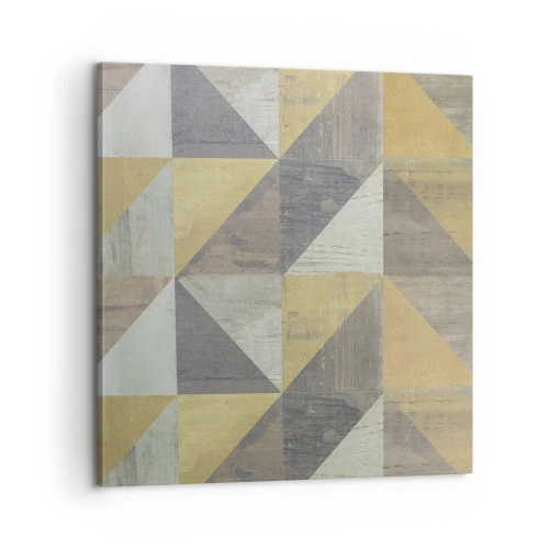Impression sur toile - Image sur toile - Suivant l'angle du triangle - 60x60 cm