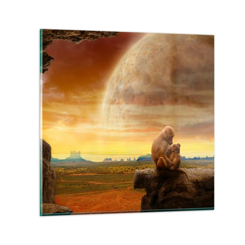 Impression sur verre - Image sur verre - L'amour est le même partout - 70x70 cm