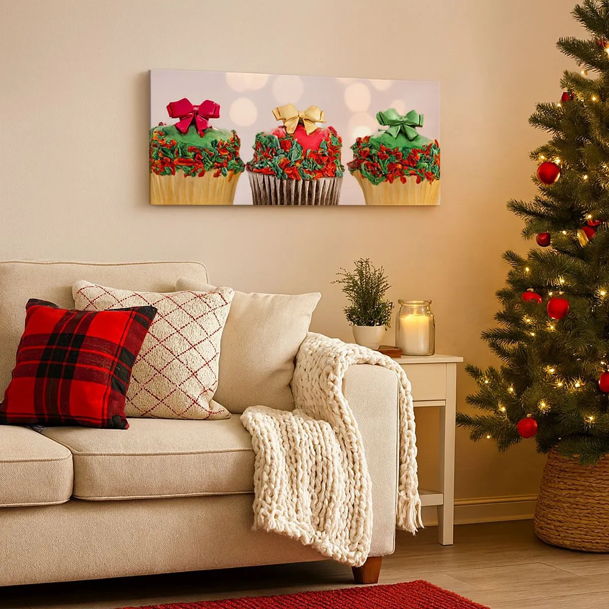 Impression sur toile - Image sur toile - Une sucrerie après la cocarde - 100x40 cm