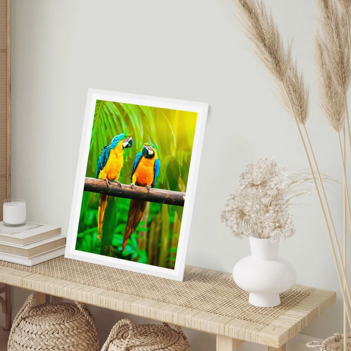 Affiche dans un cadre blanc - Poster - Et avez-vous entendu qu'elle ...? - 61x91 cm