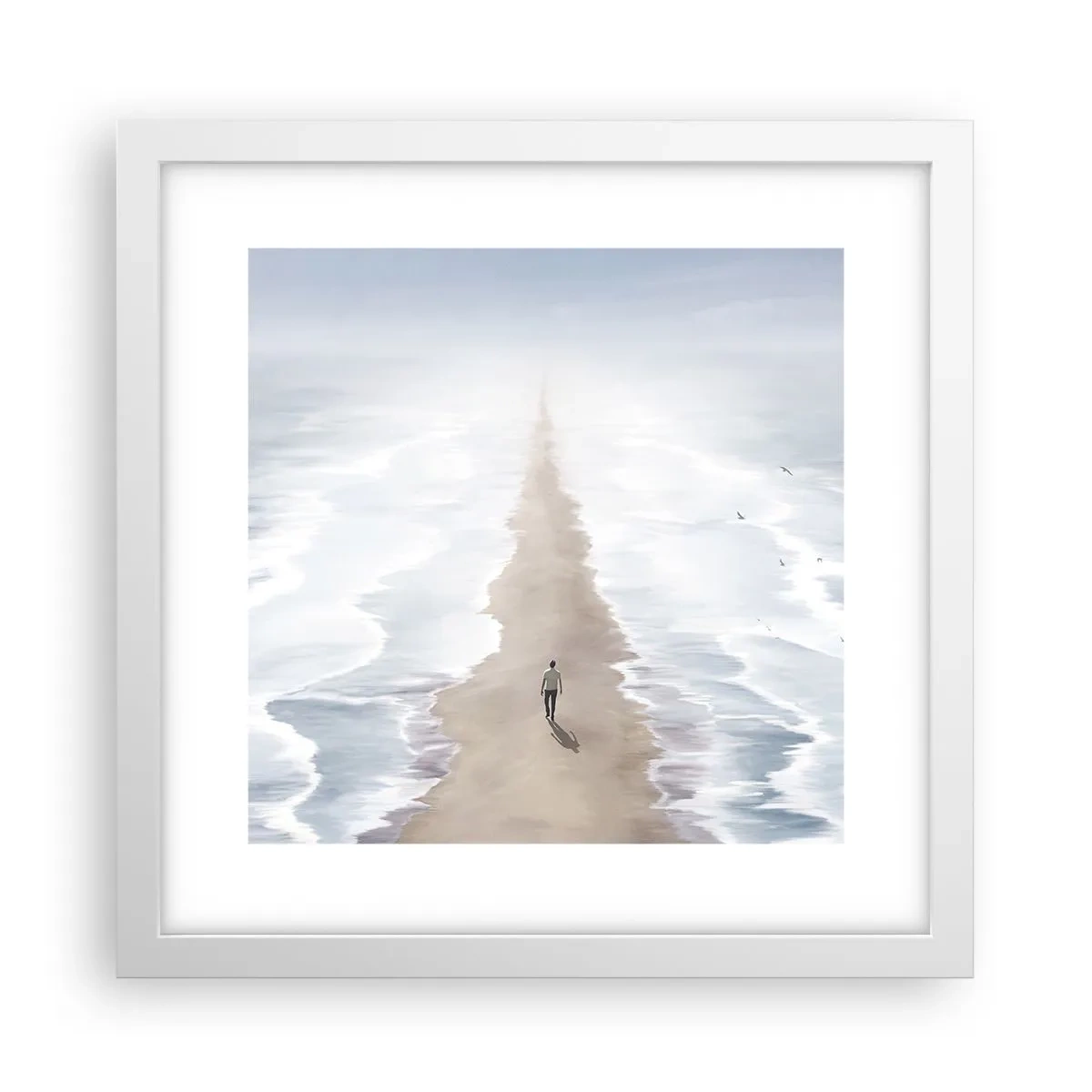 Affiche dans un cadre blanc - Poster - Un brillant avenir - 30x30 cm