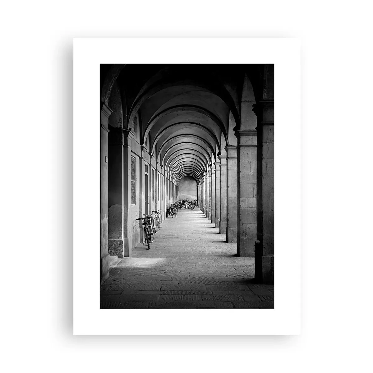 Affiche - Poster - Sous les arcades - 30x40 cm