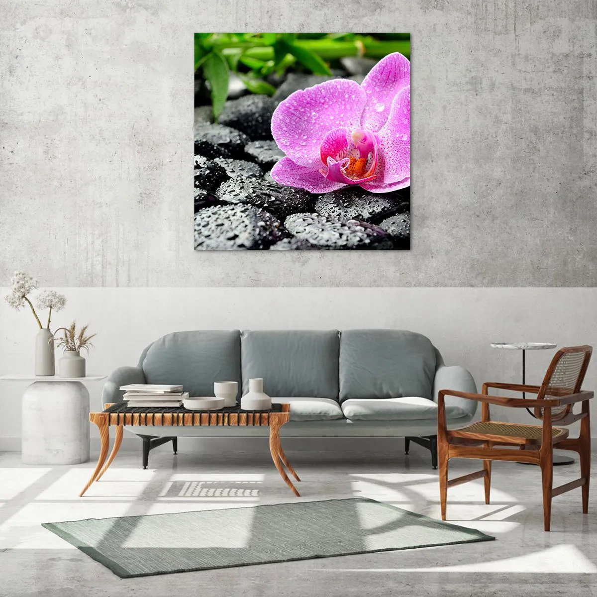 Impression sur verre - Image sur verre - Comme un coeur ouvert - 70x70 cm
