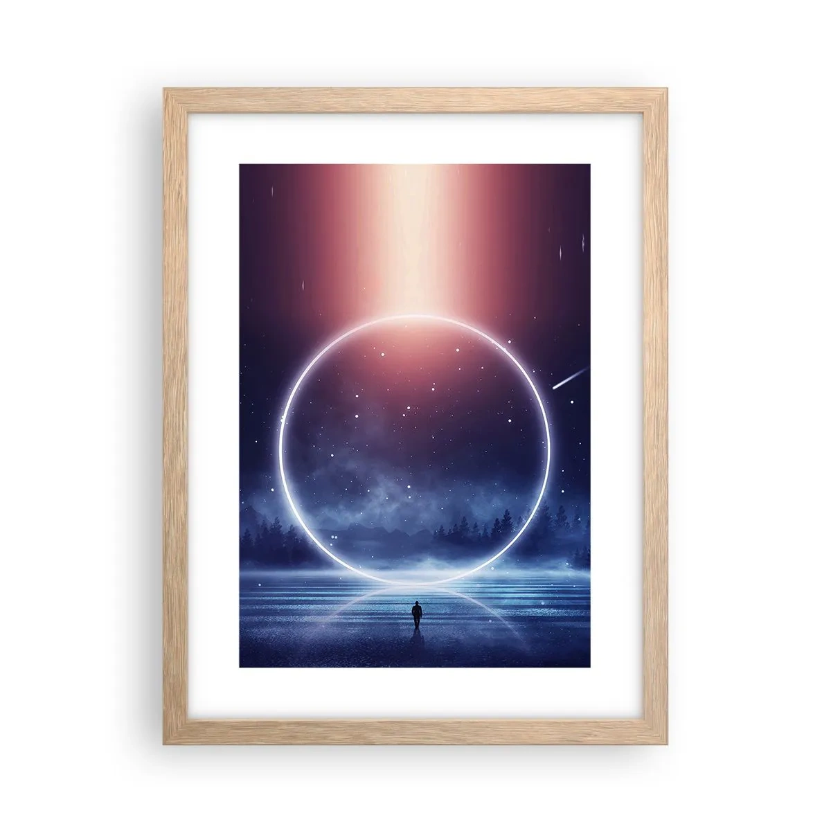 Affiche dans un chêne clair - Poster - Ils sont déjà là... - 30x40 cm