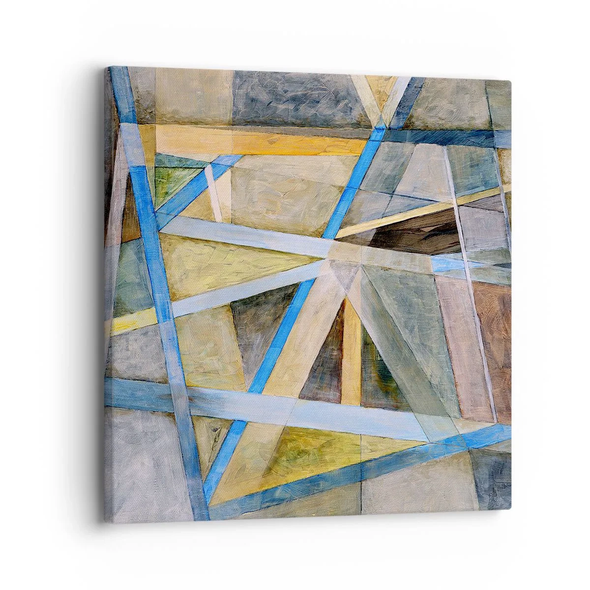 Impression sur toile - Image sur toile - Tout droit ou en diagonale ? - 30x30 cm