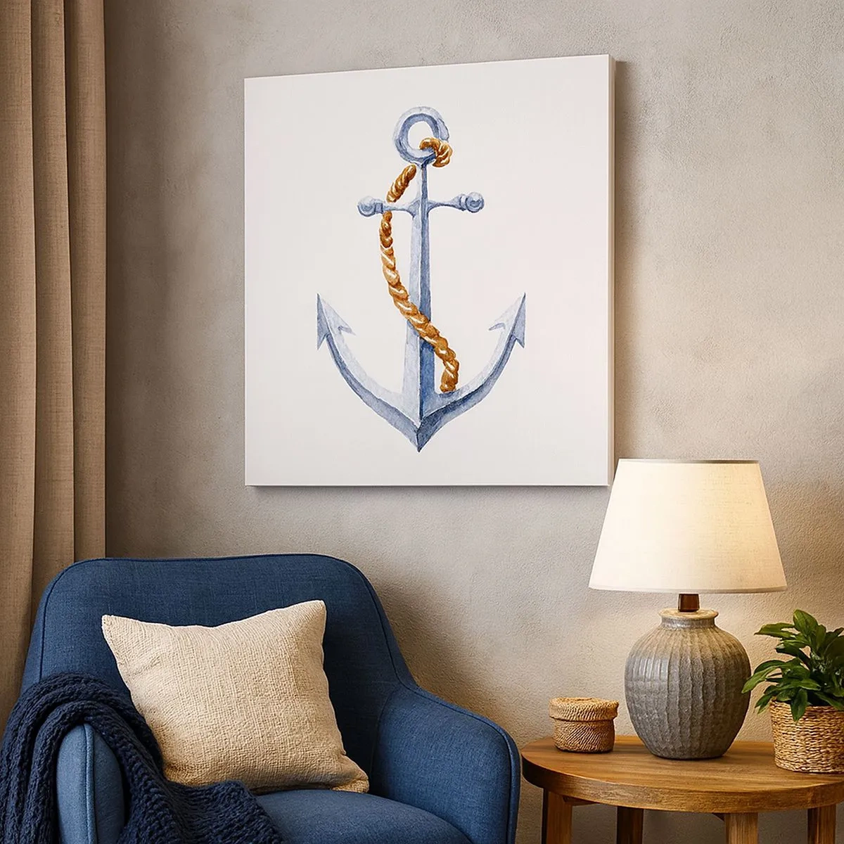 Impression sur toile - Image sur toile - Ah l'aventure ! - 30x30 cm