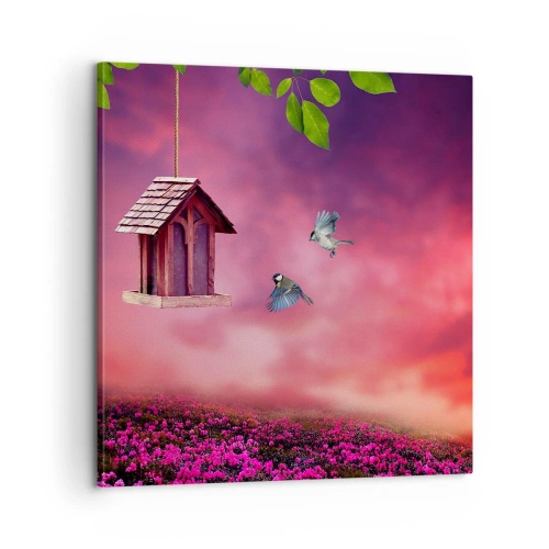 Impression sur toile - Image sur toile - Invitation à dîner - 60x60 cm