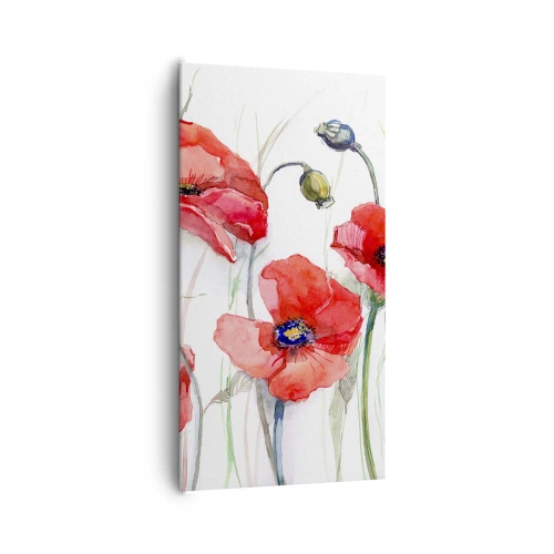 Impression sur toile - Image sur toile - Fleurs polonaises - 65x120 cm