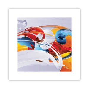 Affiche - Poster - La danse des éléments - 30x30 cm