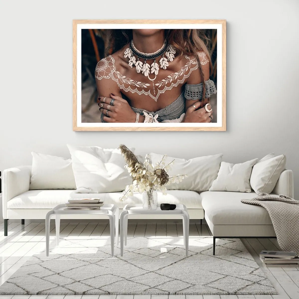 Affiche dans un chêne clair - Poster - Talismans, rituels de la féminité - 70x50 cm