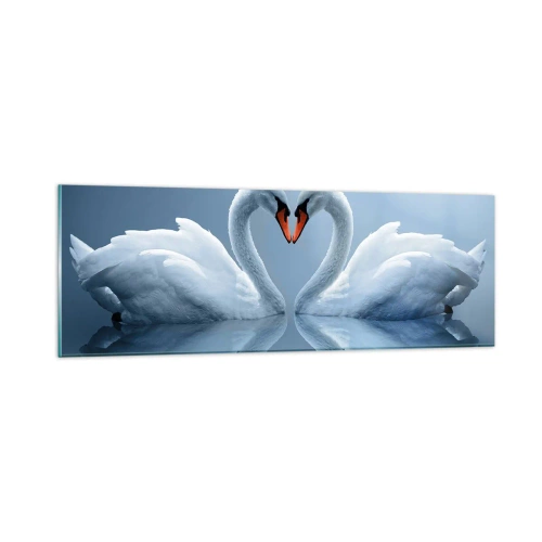 Impression sur verre - Image sur verre - Le temps de l'amour - 90x30 cm