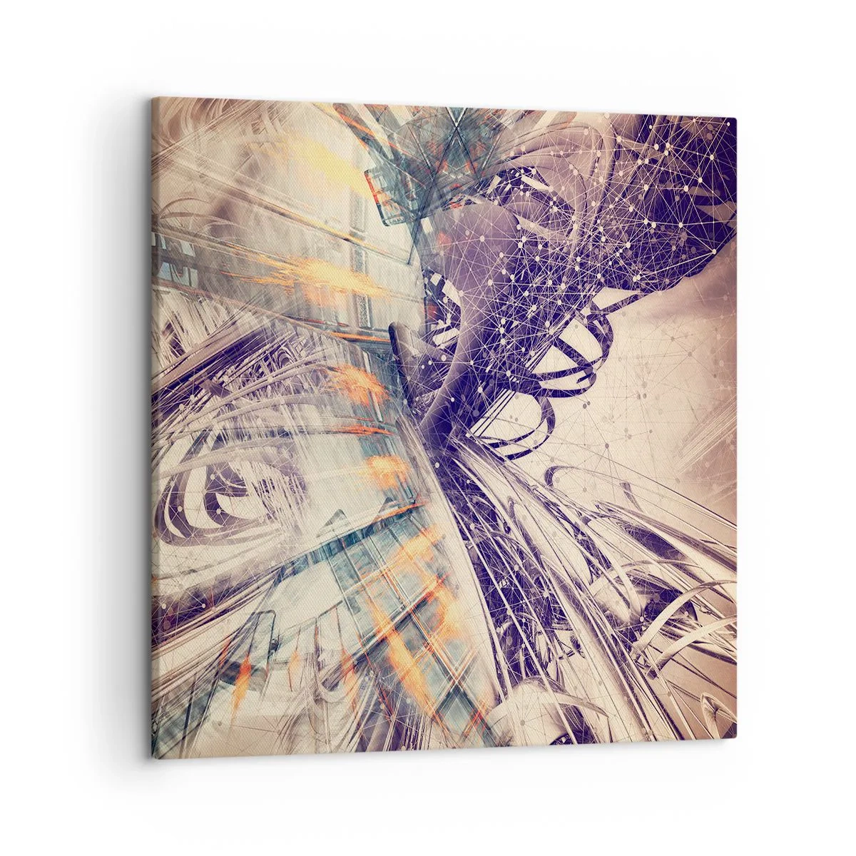 Impression sur toile - Image sur toile - En grande hâte - 50x50 cm