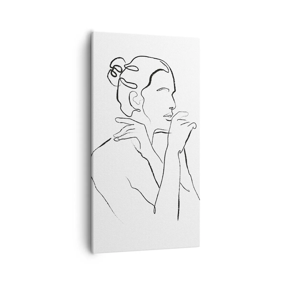 Impression sur toile - Image sur toile - Nu : un mystère sensuel - 55x100 cm