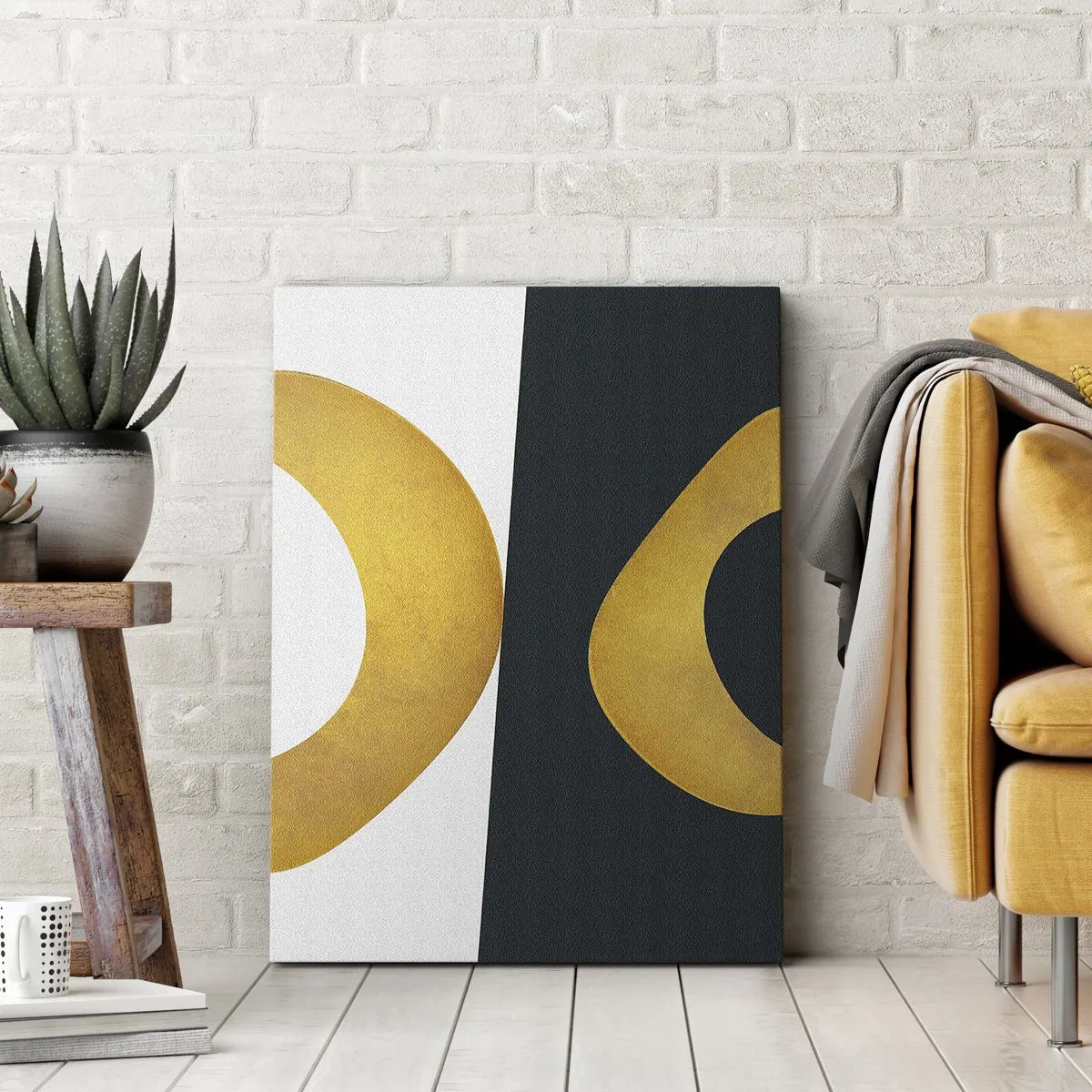 Impression sur toile - Image sur toile - Avant tout : l’or - 45x80 cm